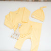 Set Bienvenido a Casa en color Amarillo Bebé - set de regalo para bebé