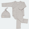 Set Bienvenido a Casa en color Gris Perla - set de regalo para bebé