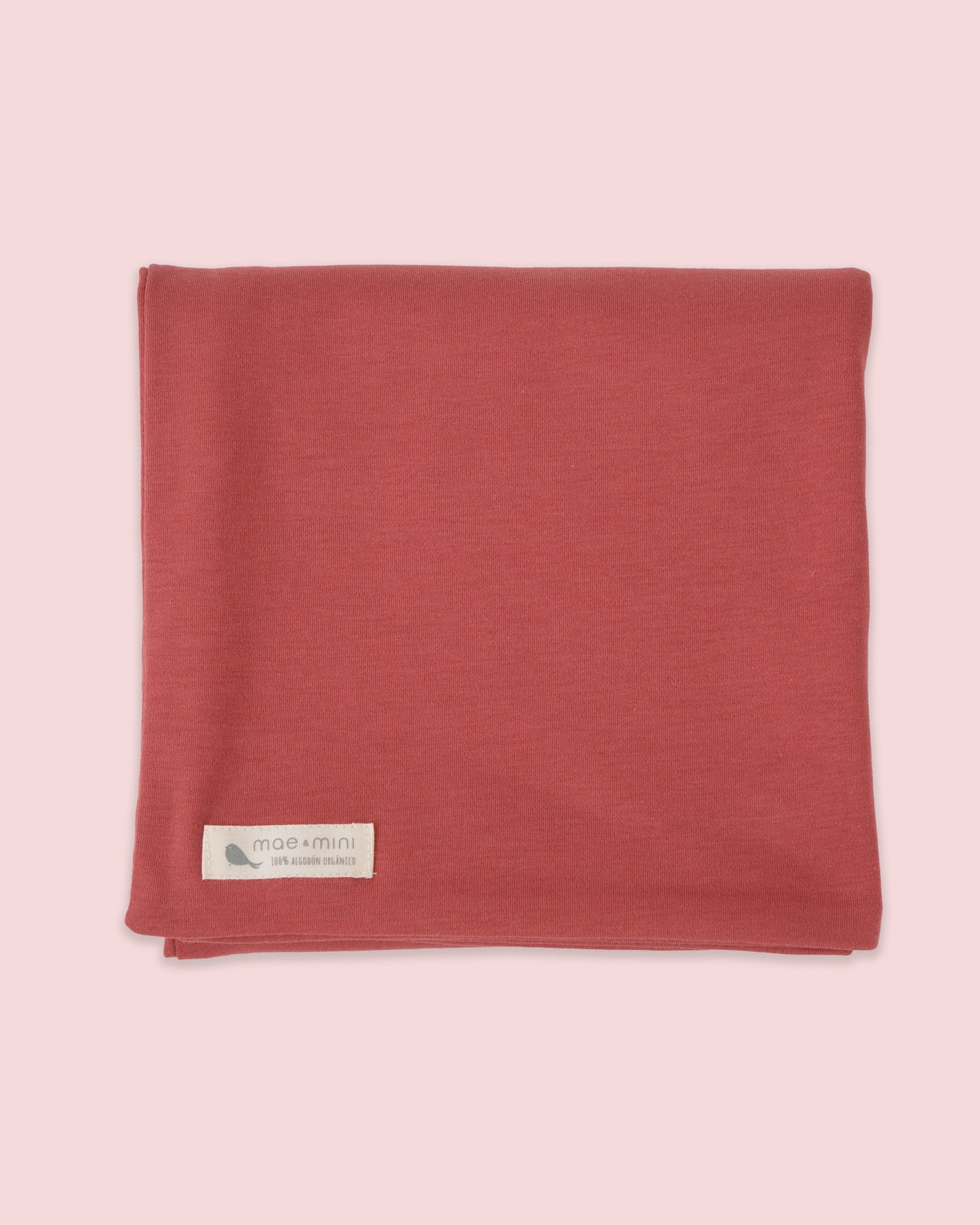 Cobijita Swaddle en color Rojo Arcilla- regalo para bebe