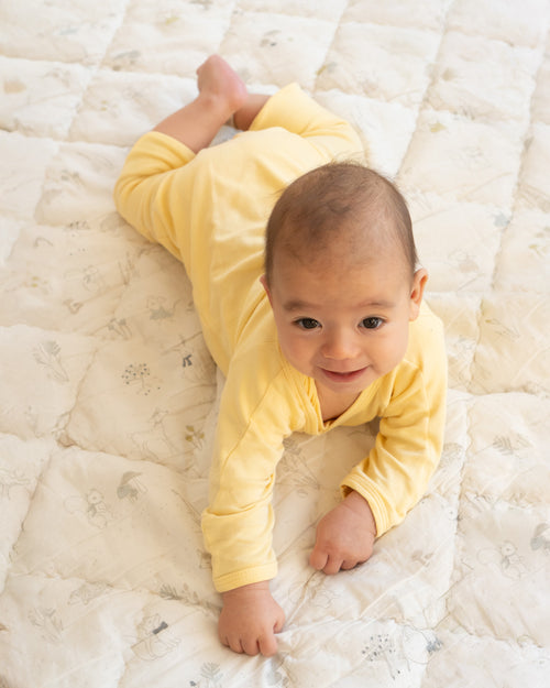 [mm-color:Amarillo Bebé] Mameluco en color Amarillo Bebé mameluco para bebe
