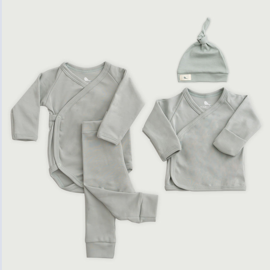 Set Preemie Verde - set de regalo para bebe Mae & Mini