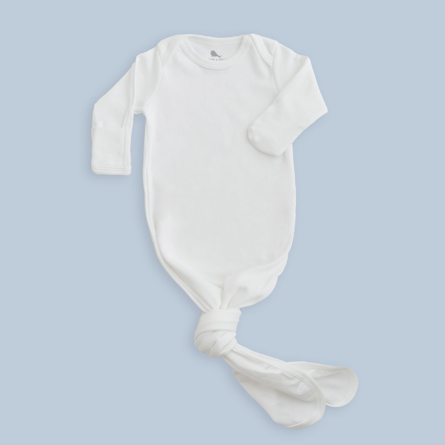 Pijama Nudo de algodon pima organico para bebe - Mae & Mini