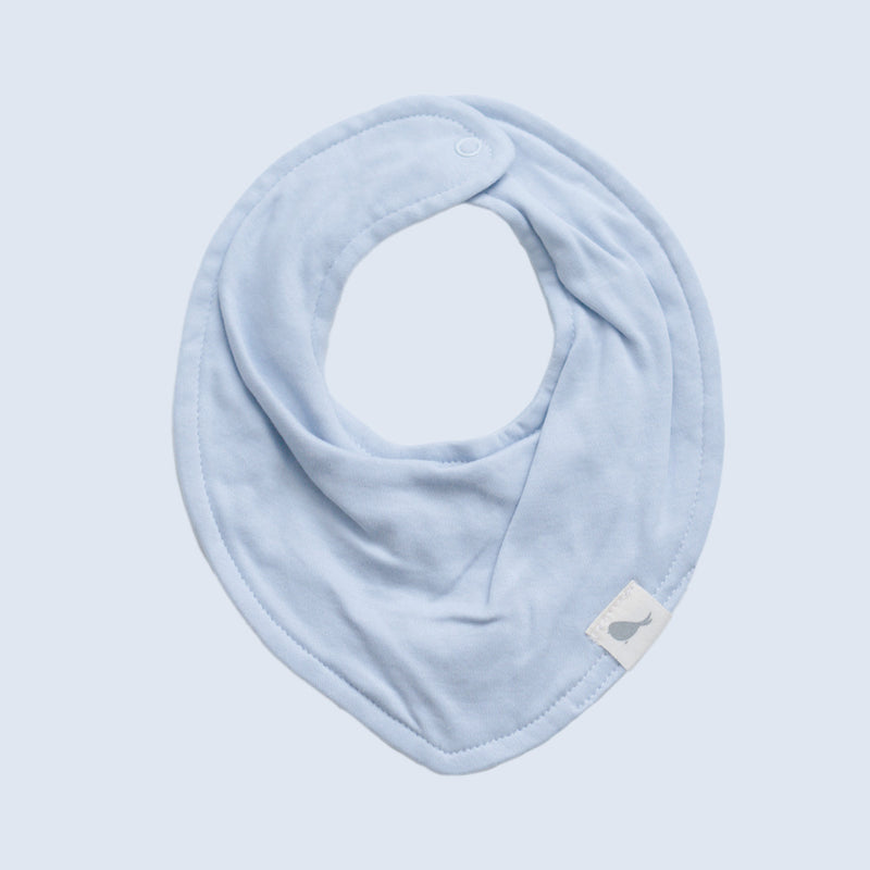 Baberito Azul Cielo - babero para bebe Mae & Mini