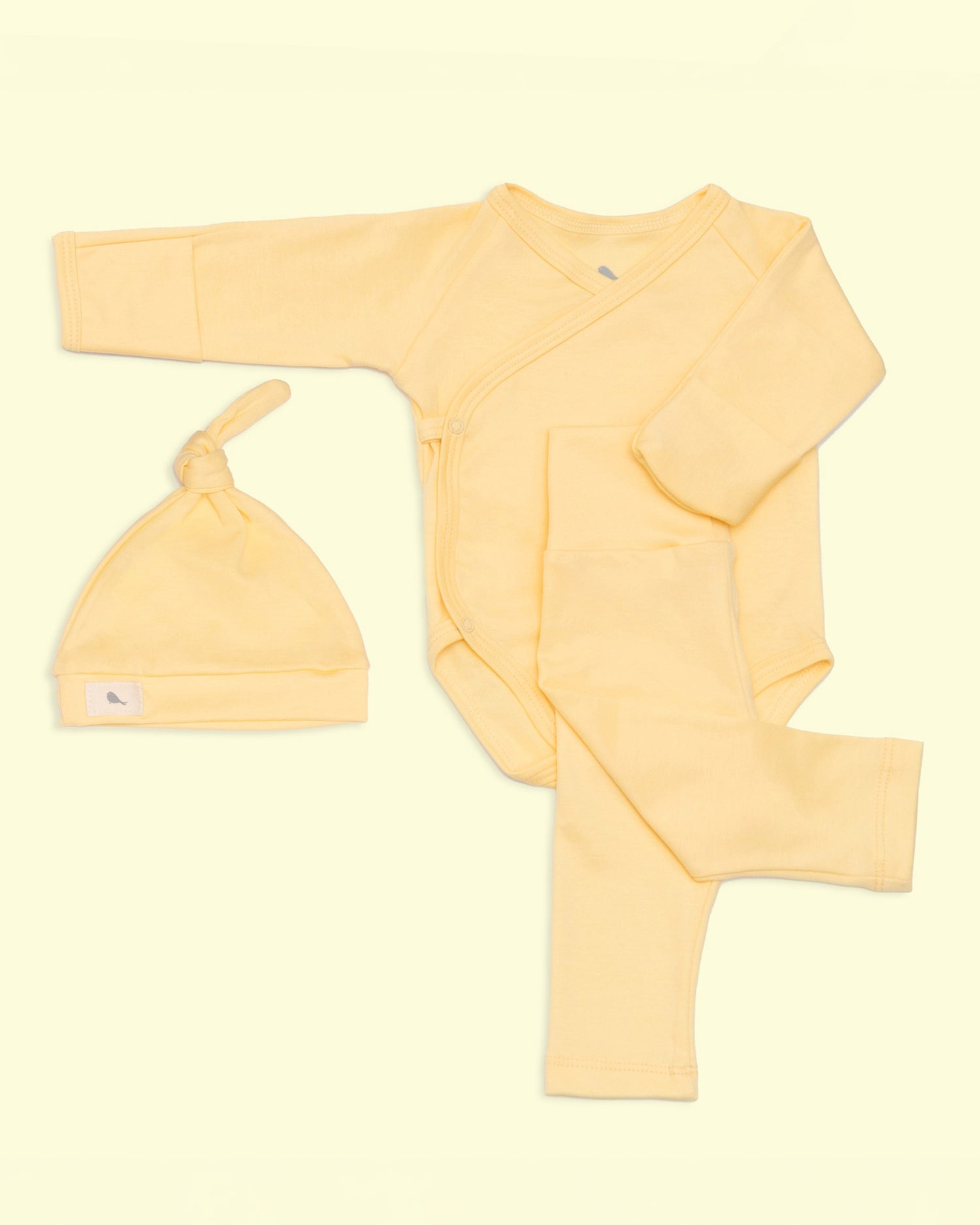 Set Bienvenido a Casa en color Amarillo Bebé - set de regalo para bebe