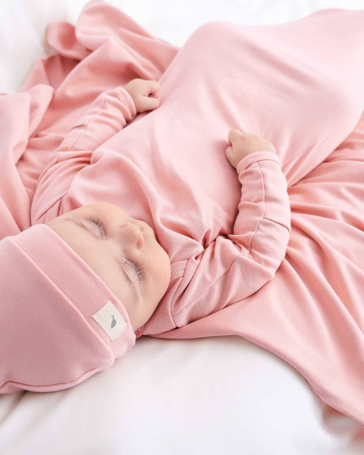 Cobijita Swaddle en color Rosa Flor- regalo para bebe