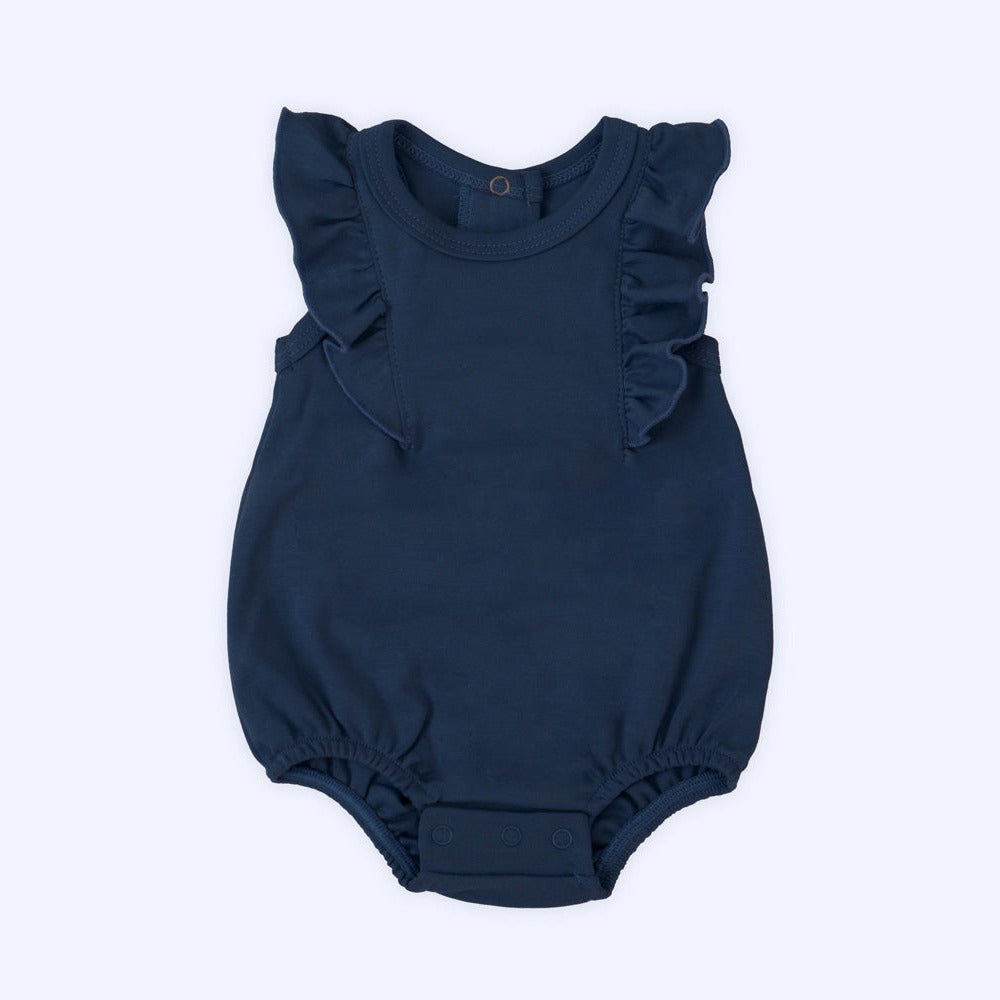 Pañalero de Olanes en color Azul Marino - pañalero para bebé