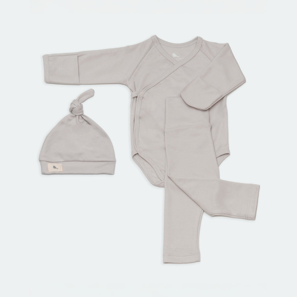 Set Bienvenido a Casa en color Gris Perla - set de regalo para bebé