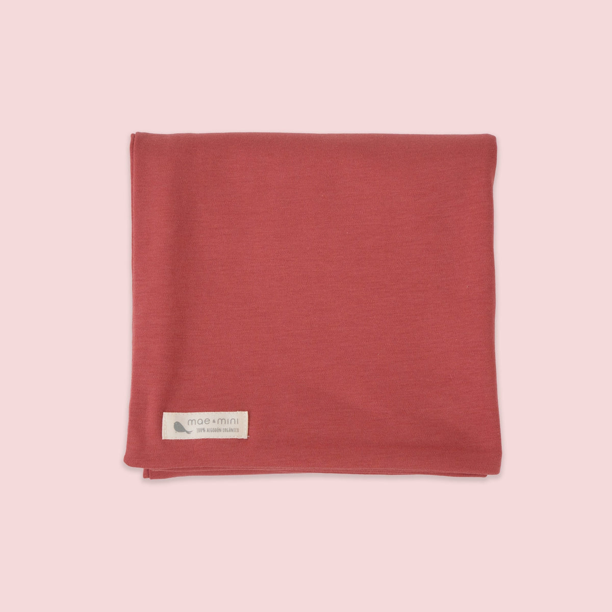 Cobijita Swaddle en color Rojo Arcilla- regalo para bebe