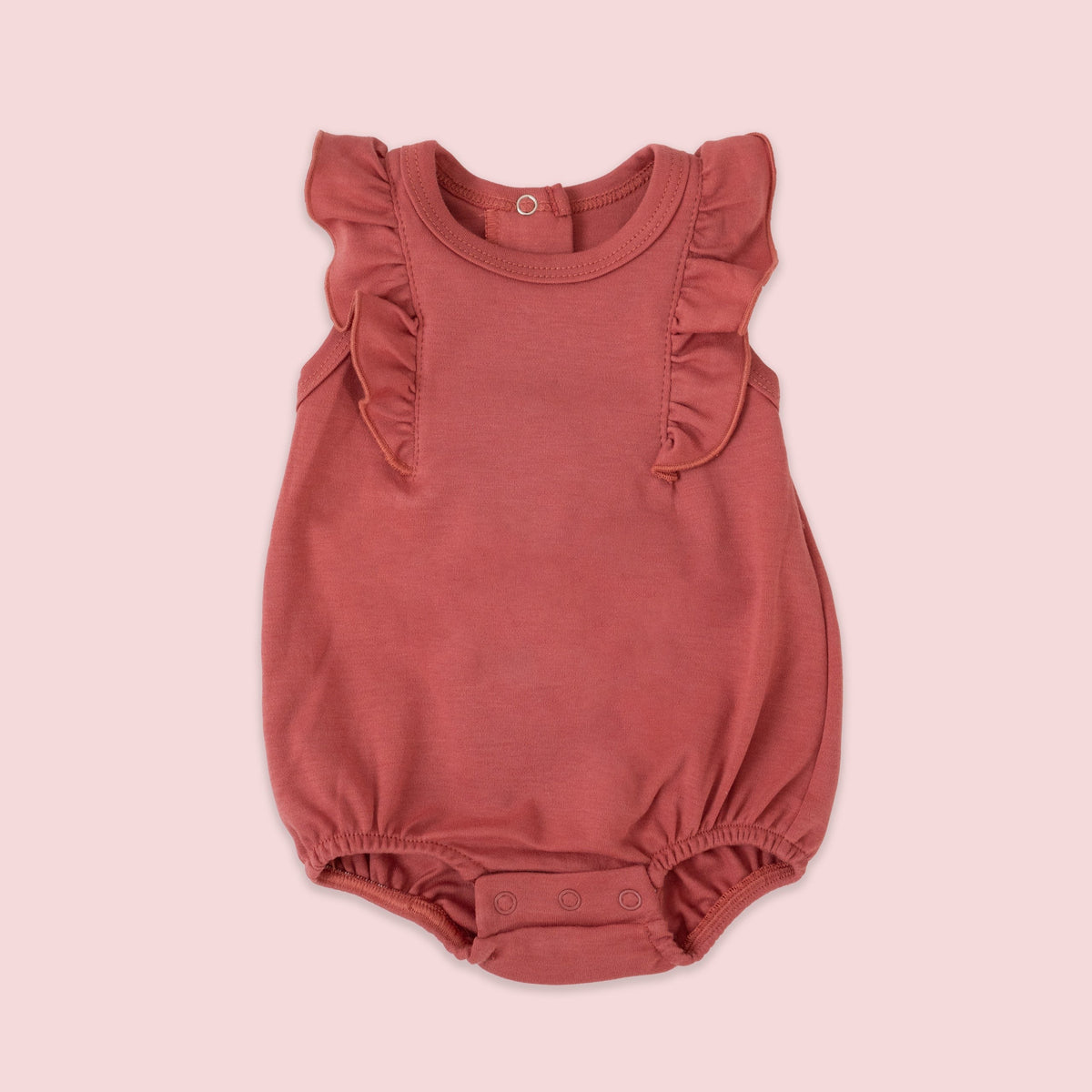 Pañalero de Olanes en color Rojo Arcilla - pañalero para bebé