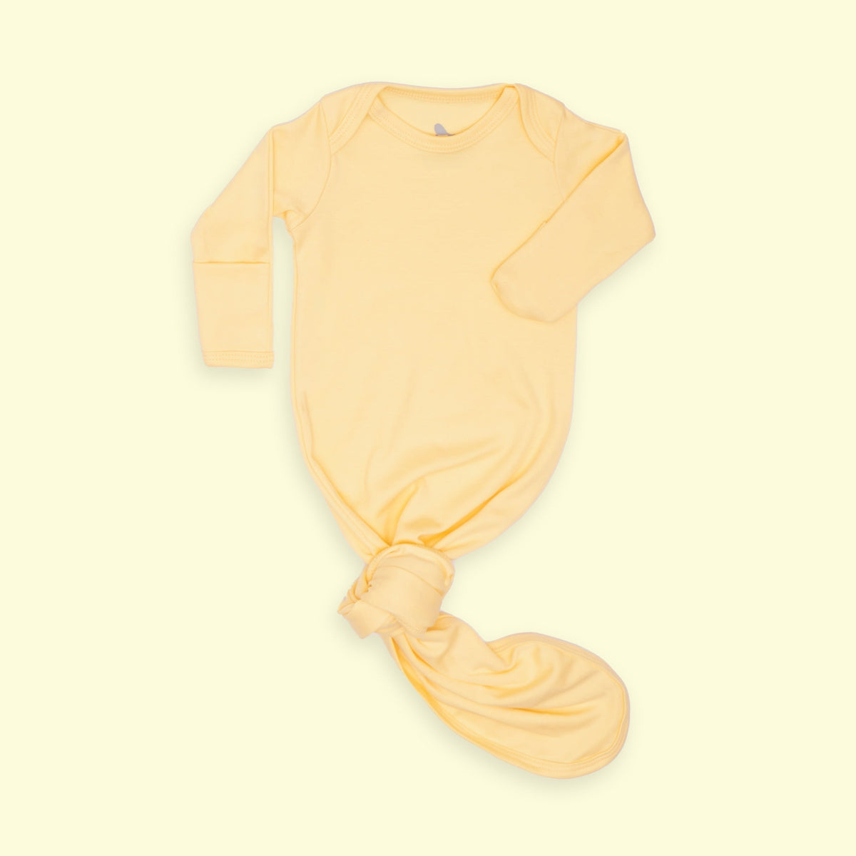 Pijama Nudo en color Amarillo Bebé