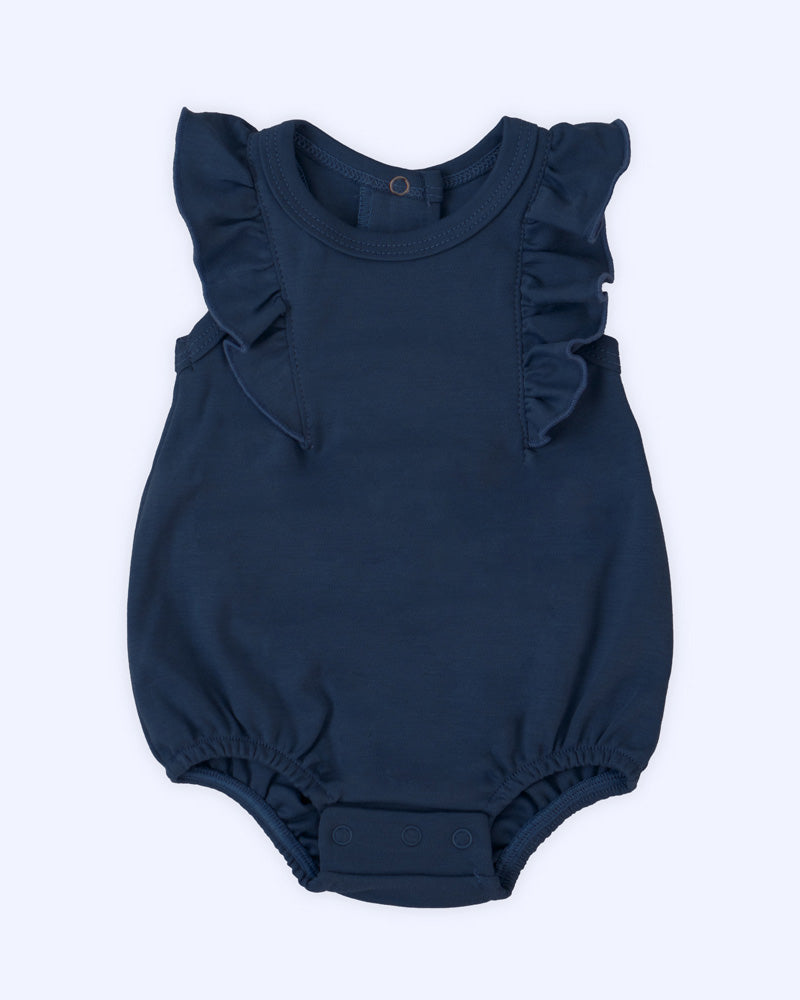 Pañalero de Olanes en color Azul Marino - pañalero para bebé