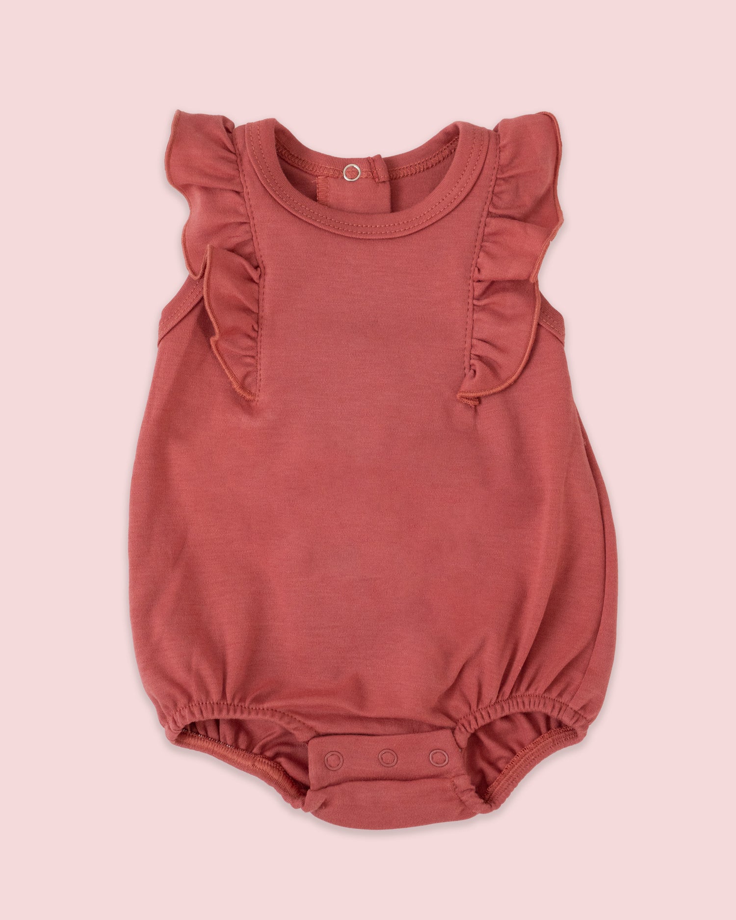 Pañalero de Olanes en color Rojo Arcilla - pañalero para bebé