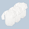 Set de 3 Pañaleros Manga Larga de algodon pima organico para bebe - Mae & Mini
