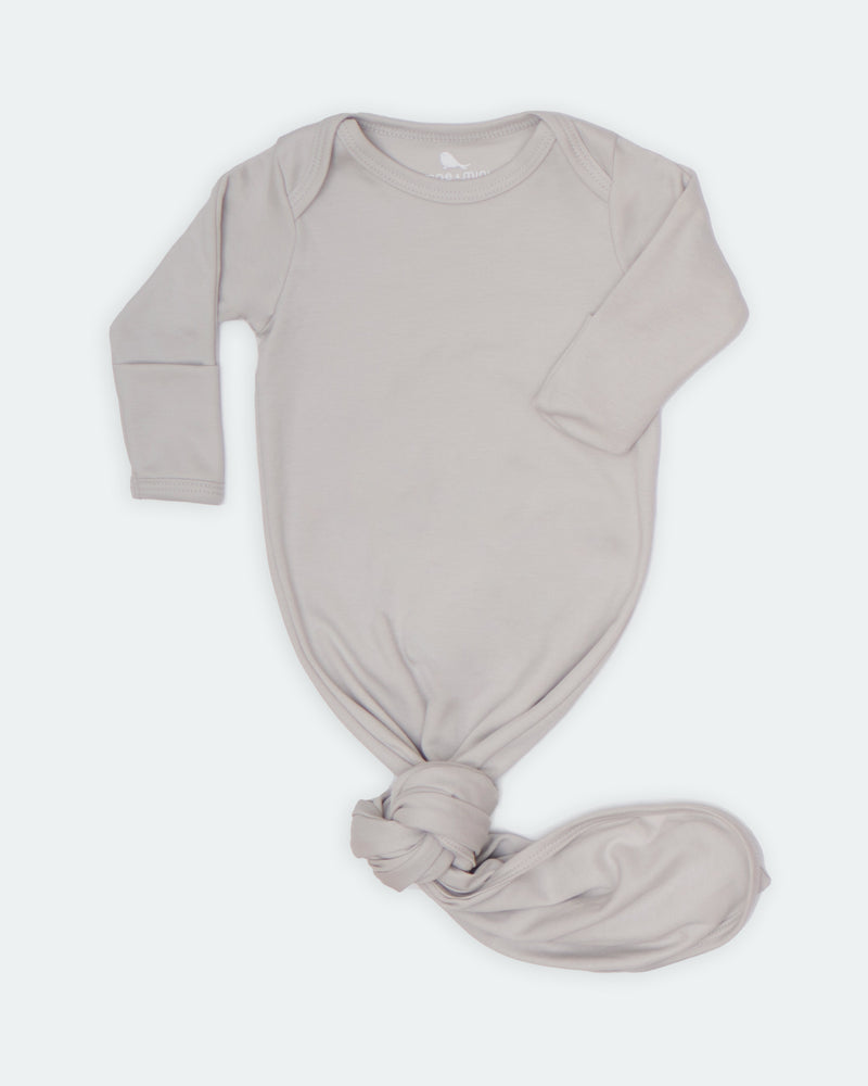 Pijama Nudo en color Gris Perla