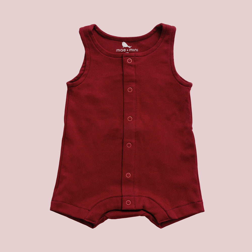 Overol Corto en color Amarillo Bebé - ropa organica para bebe