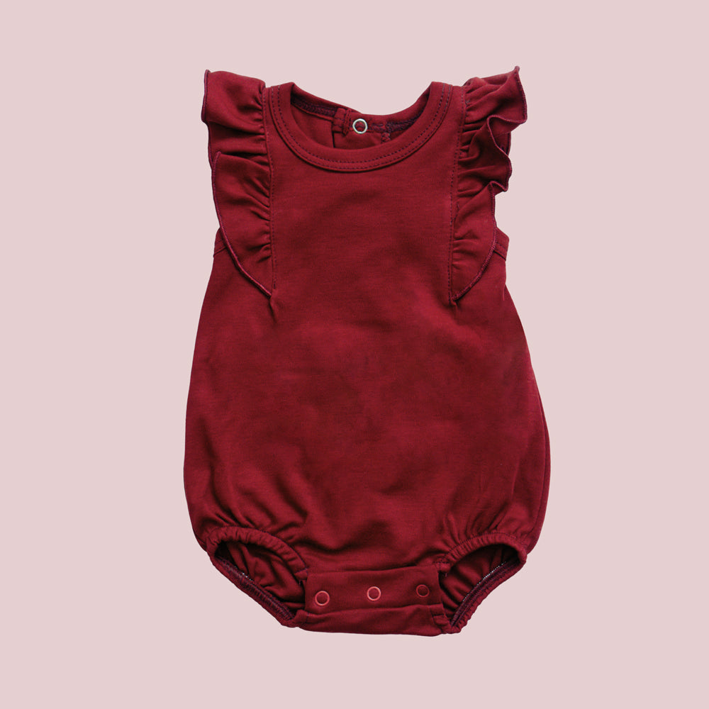 Pañalero de Olanes - body para bebe de algodon pima Mae & Mini