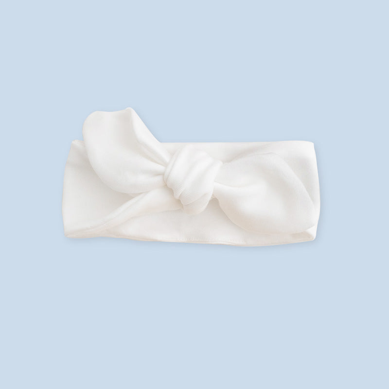 Bandita Nudo Blanco Nube - accesorio para bebe Mae & Mini