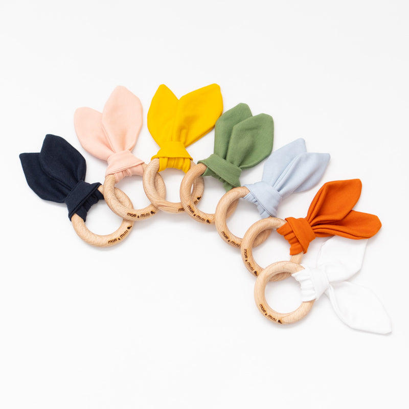 Mordedera Orejitas - accesorio para bebe de algodon pima Mae & Mini