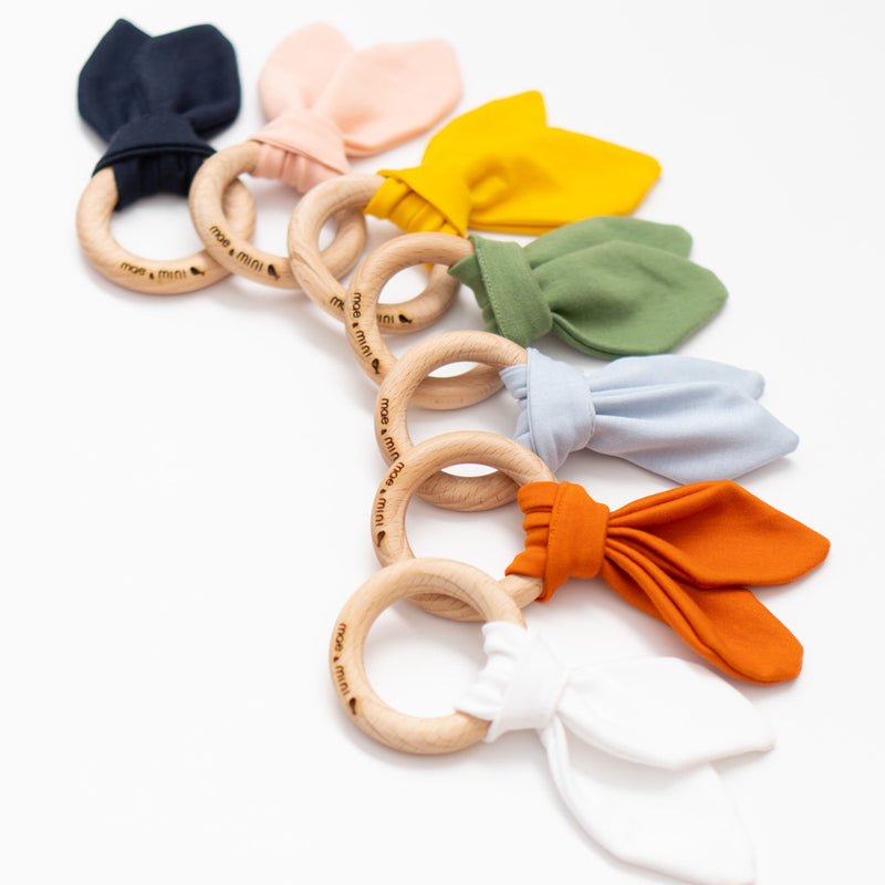 Mordedera Orejitas - accesorio para bebe de algodon pima Mae & Mini