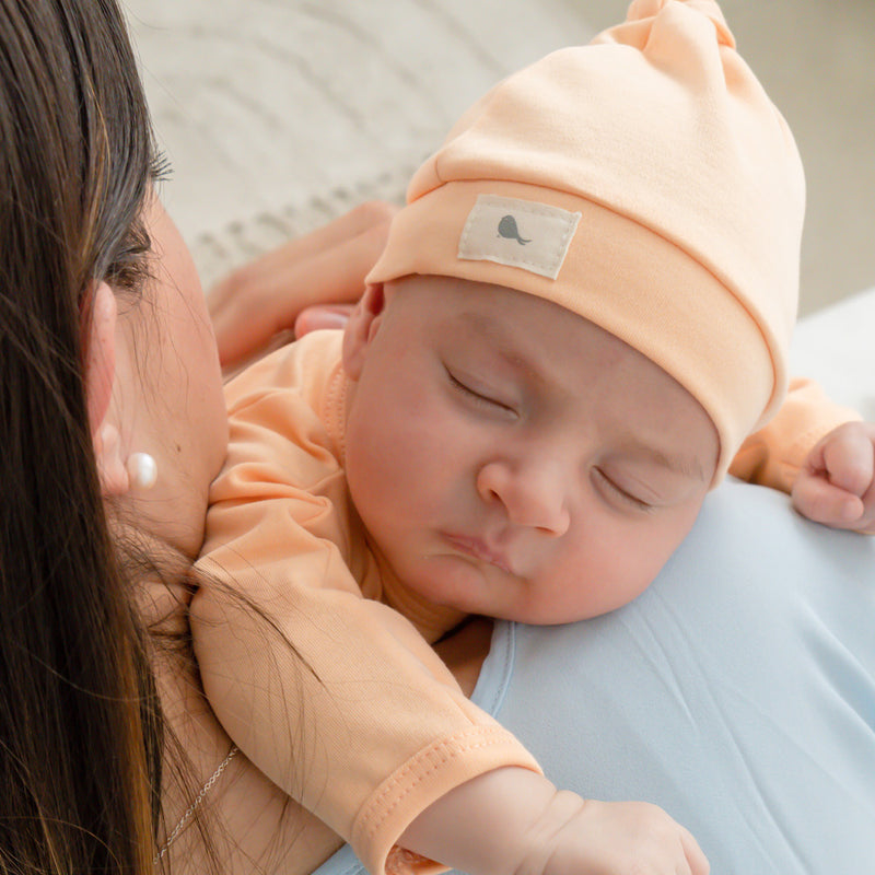 Gorrito Ajustable en Azul Mar - algodon pima certificado GOTS
