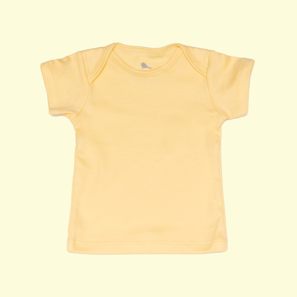 Playerita Manga Corta de algodon pima organico para bebe - Mae & Mini
