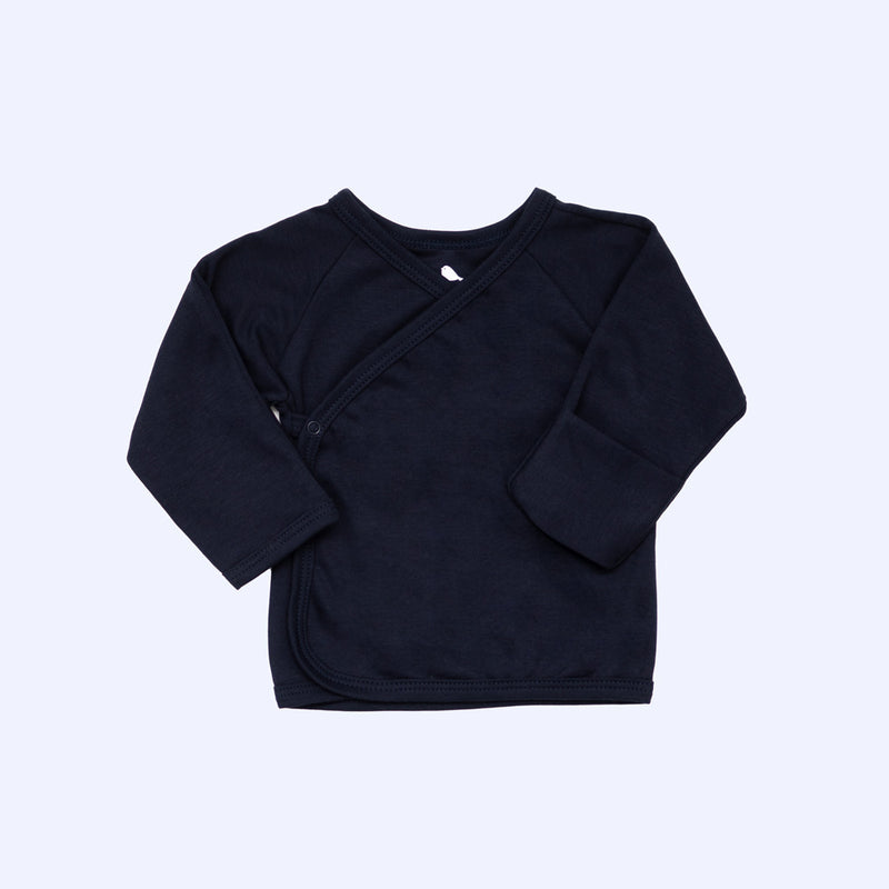 Top Cruzado Azul Cielo - playera para bebe Mae & Mini